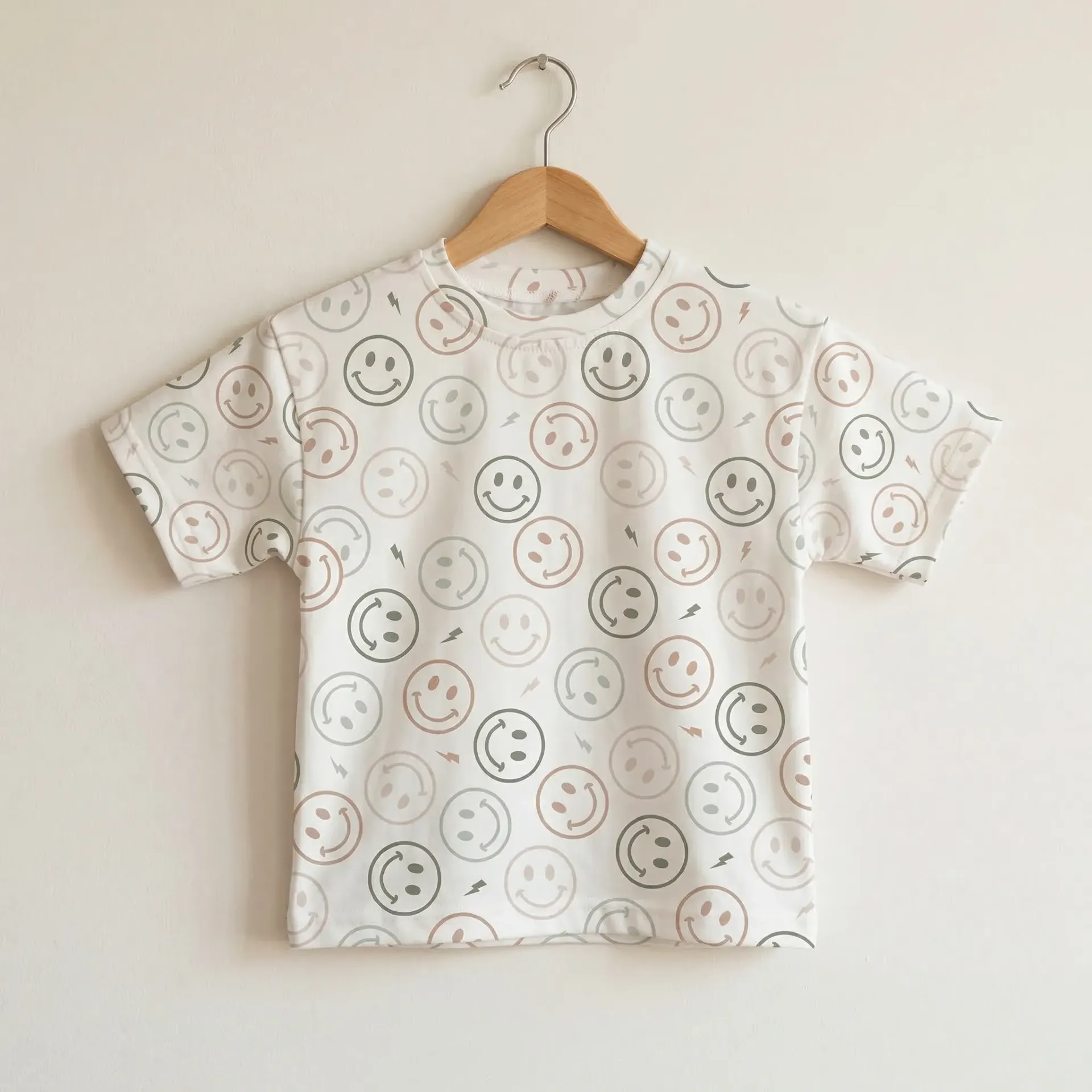 Kinder T-shirt met Smiley Print (86/92)