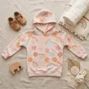 Bluza dziewczęca w smiley – premium z podwójnym kapturem